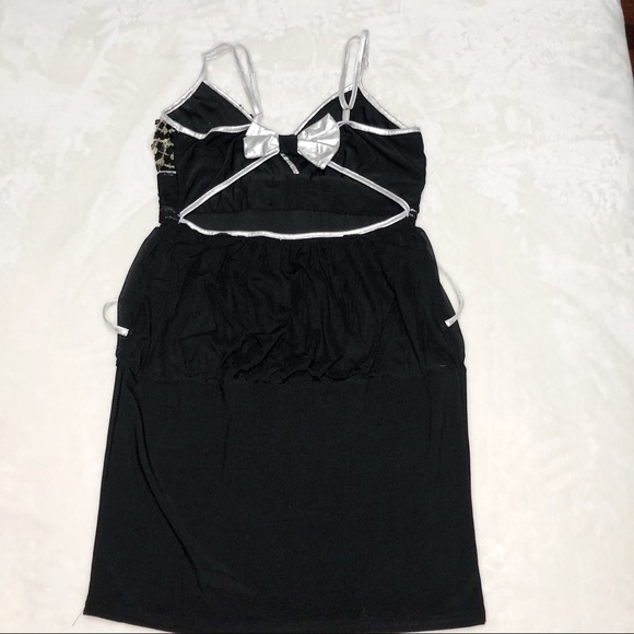 Angela Women Black Sexy Open Back Design Dress - Picture 6 of 8